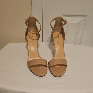 Michael Kors Beige Ankle Strap Heels